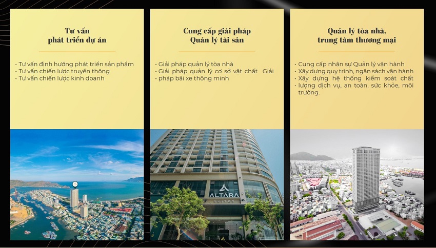 Altara Hospitality Group hướng đến mục tiêu mang lại cho Quý khách hàng và Đối tác những giải pháp quản lý, tư vấn phát triển dự án với chất lượng dịch vụ tối ưu